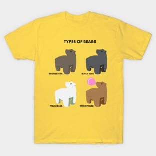 Types of Bears T-Shirt